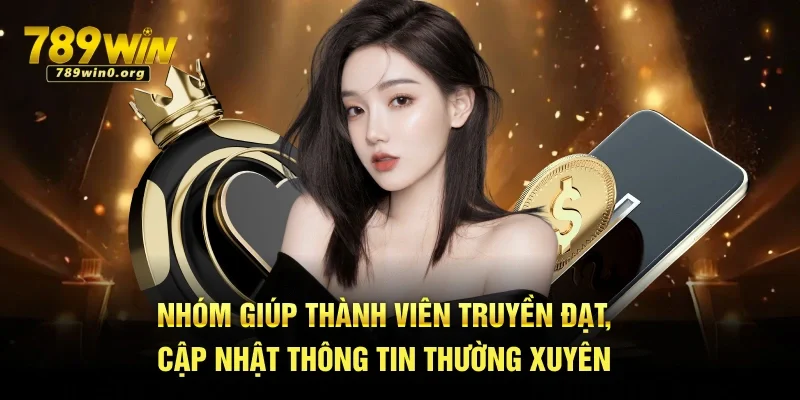 Nhóm Kéo Baccarat Uy Tín – Tỷ Lệ Vào Bờ Cực Cao Tại 789win 2 Nhóm giúp thành viên truyền đạt, cập nhật thông tin thường xuyên